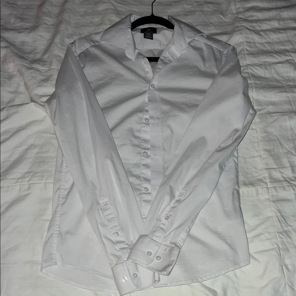 H&M White Men's Shirt